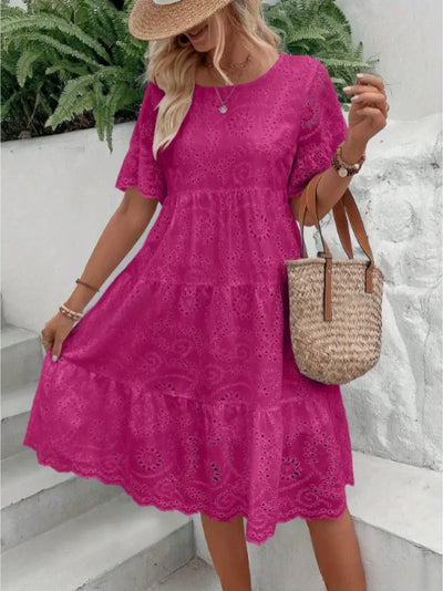 Victoria | Lace A-Line Mini Dress