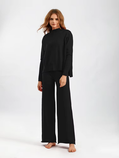 Caroline | Knitted Thick Warm Oversized Sweater Pants Set