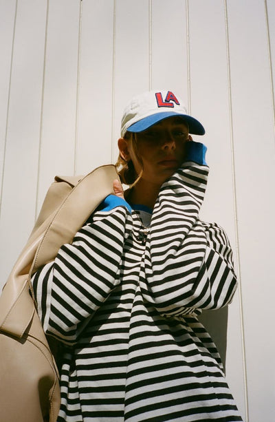 Julia | Cozy Oversized Striped Pullover
