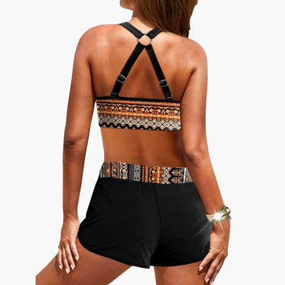 Tankini Set - Women's Two-Piece Swimwear with Tummy Control