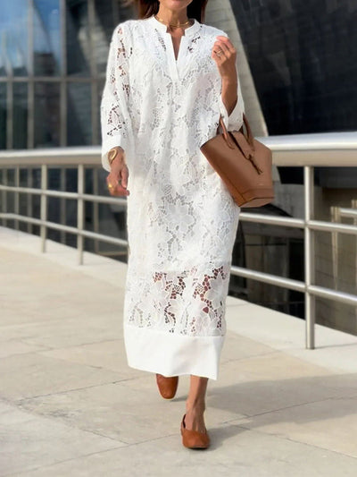 Juliette |  Elegant white lace Dress