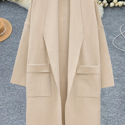 Eliza™ – Oversized V-Neck Coatigan
