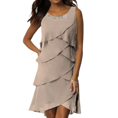 Grace | Tiered Cocktail Dress