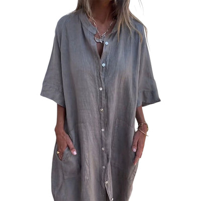 Melanie | Ibiza Style Casual Shirt Dress