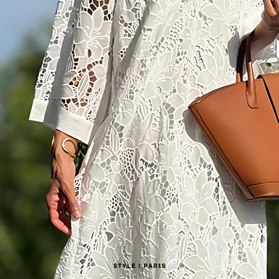 Juliette |  Elegant white lace Dress