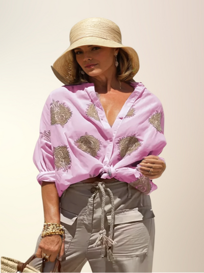 Simone™ | Ibiza Style Chic Blouse