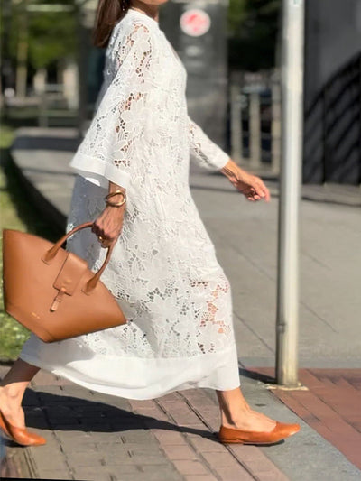 Juliette |  Elegant white lace Dress