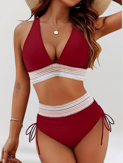 Isa™ – High-Waisted Tummy Control Bikini Set