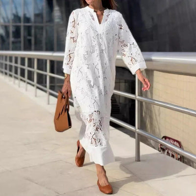 Juliette |  Elegant white lace Dress