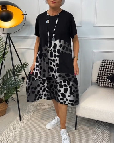 Ashton | Printed Boho Midi Dress