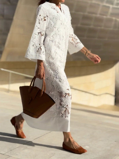 Juliette |  Elegant white lace Dress