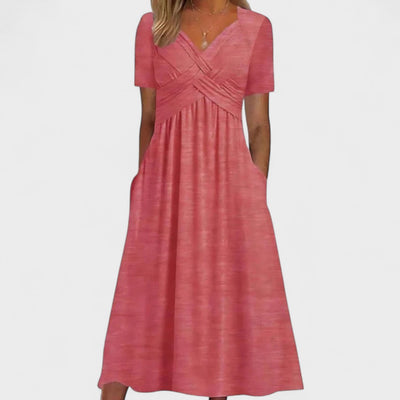 Riley - Dress With V Neck For Women