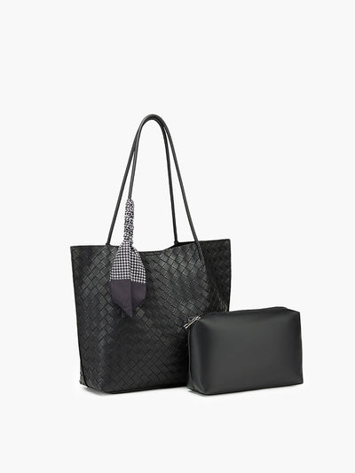 isabella™ Large Braided Tote Bag