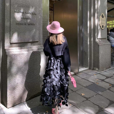 Elegant Maxi Skirt – Women's High Waist Formal Wear