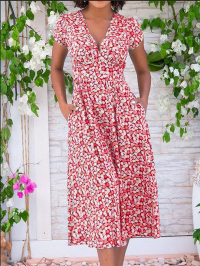 Gianna | Button-Front Midi Dress