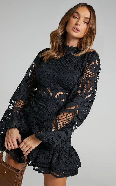 Vincy-Heaven Hue Mini Dress