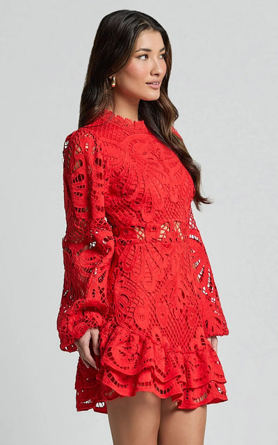 Vincy-Heaven Hue Mini Dress