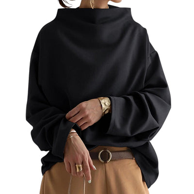 Margot – High-Neck Soft Knit Top