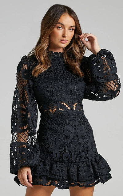 Vincy-Heaven Hue Mini Dress