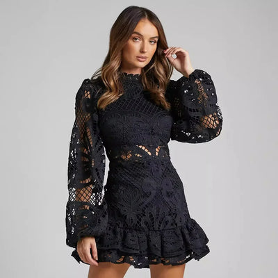 Vincy-Heaven Hue Mini Dress