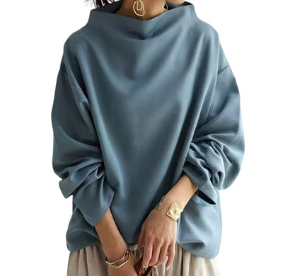Margot – High-Neck Soft Knit Top