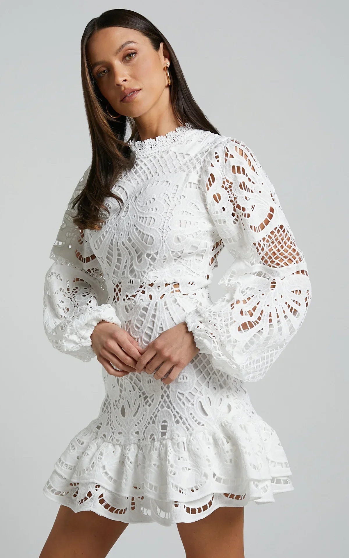 Vincy-Heaven Hue Mini Dress