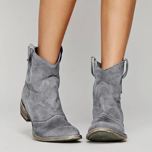 Darcy | Vintage Cowboy Ankle Boots for Women