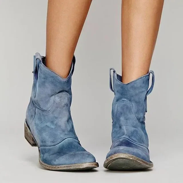 Darcy | Vintage Cowboy Ankle Boots for Women