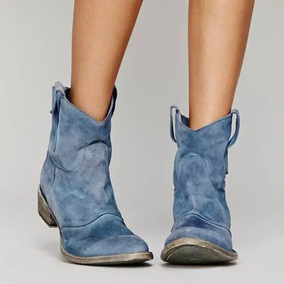 Darcy | Vintage Cowboy Ankle Boots for Women
