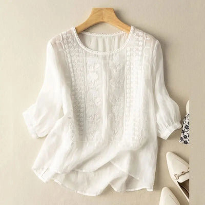 Aurora™ | Women’s Embroidered Relaxed Blouse