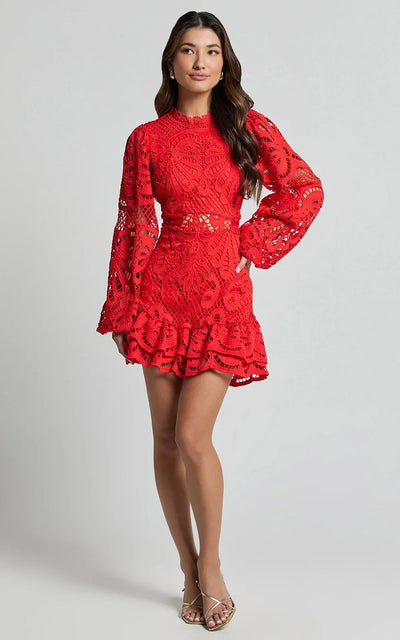 Vincy-Heaven Hue Mini Dress