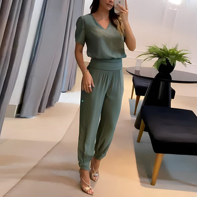 Alexandra | Trendy Set with Blouse and Trousers