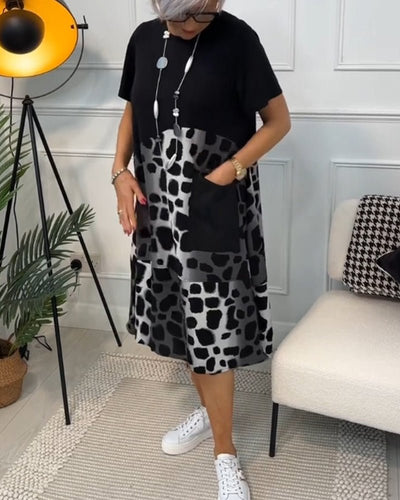 Ashton | Printed Boho Midi Dress