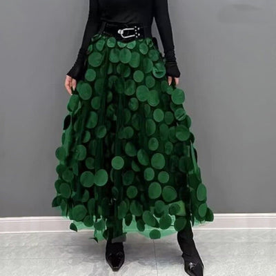 Elegant Maxi Skirt – Women's High Waist Formal Wear