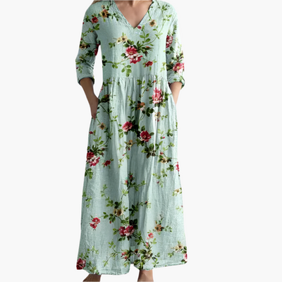Thalia - Victorian Garden Tummy Coverage Dress