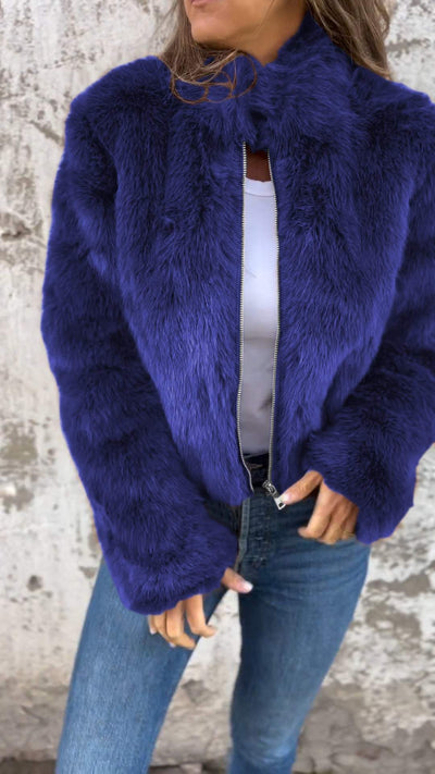Aubrey™ – Luxe Fur Jacket