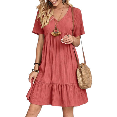 Alani - Tummy-Control Retro V-Neck Dress