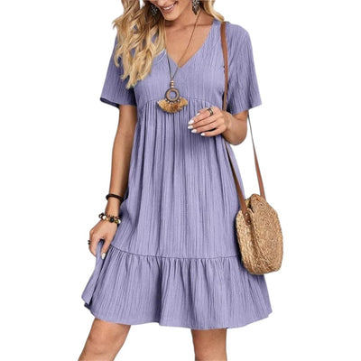 Alani - Tummy-Control Retro V-Neck Dress