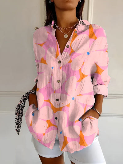 Roxane™ | Light Cotton Floral Blouse